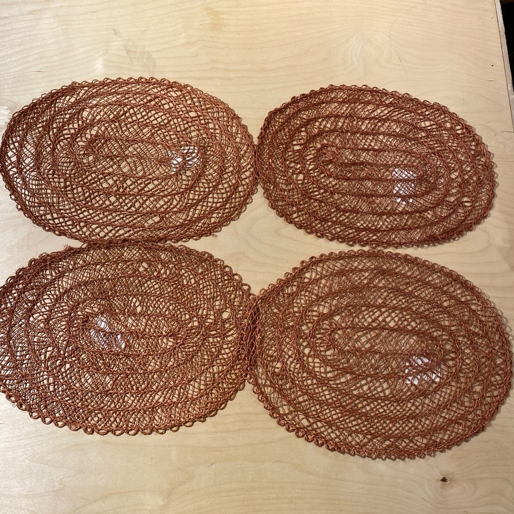 Set of Four Oval Woven Placemats (NE)